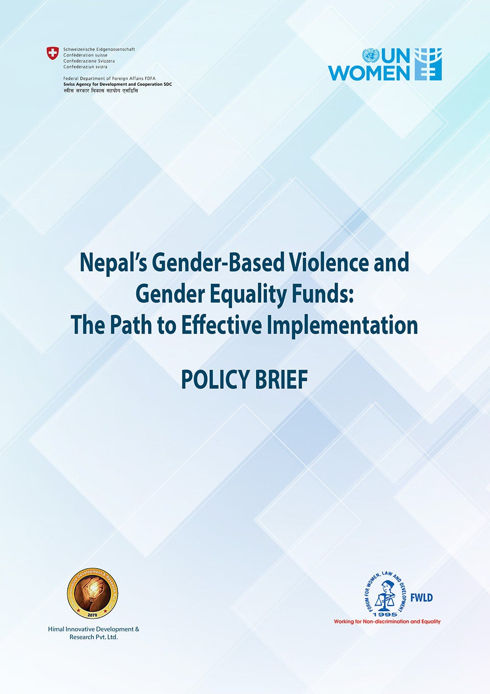 Nepals Gender Based Violence And Gender Equality Funds The Path To Effective Implementation 5767